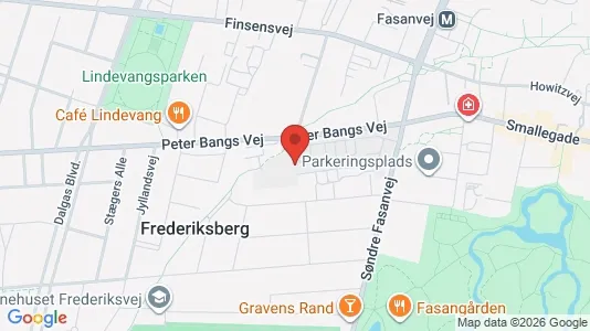 Kliniklokaler til leje i Frederiksberg - kort over placeringen