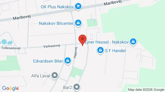 Kliniklokaler til leje i Nakskov - kort over placeringen