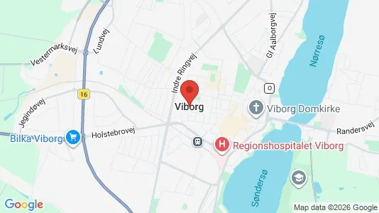 Kliniklokaler til leje i Viborg - Foto fra Google Street View