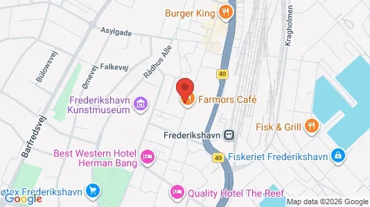 Kliniklokaler til leje i Frederikshavn - kort over placeringen